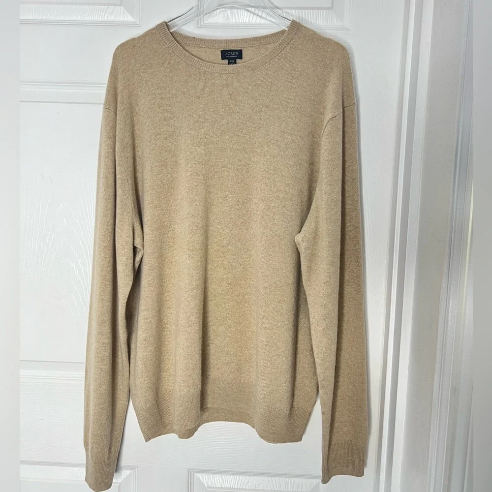 NWOT J. Crew 100% The Good Cashmere Scoop-neck Pullover Sweater Sz XXL